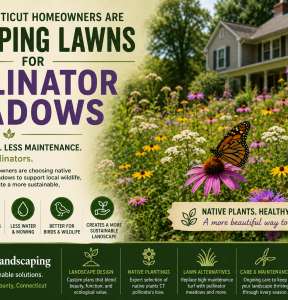 Why Connecticut Homeowners Are Swapping Lawns for Pollinator Meadows